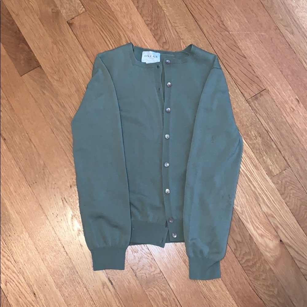 Oscar De La Renta wool cardigan